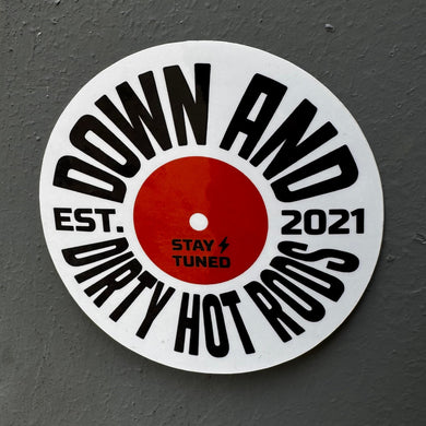 Stay Tuned Record Sticker