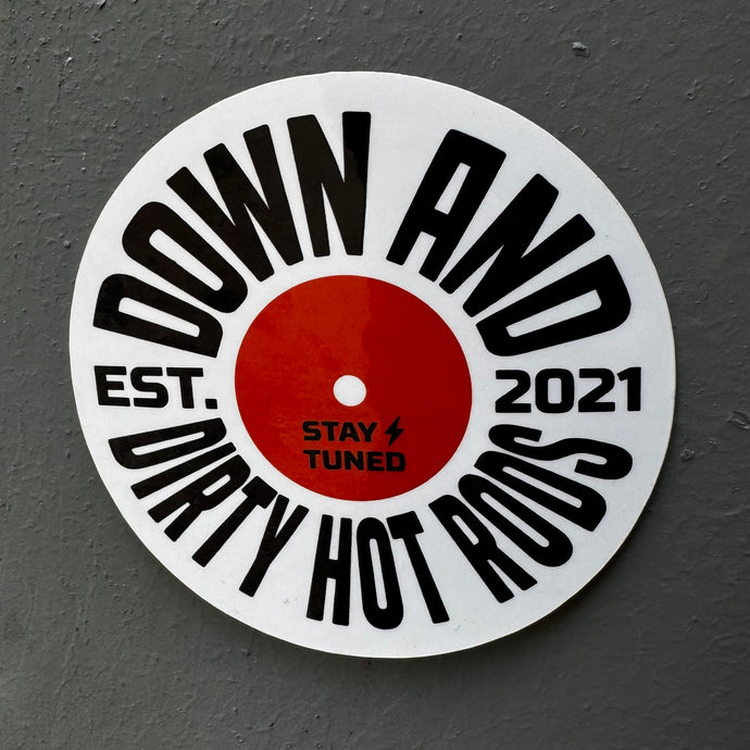 Stay Tuned Record Sticker