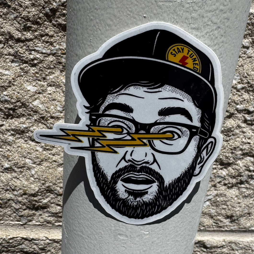 Stay Tuned TONY LIGHTNING Sticker