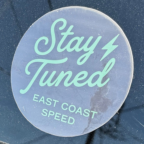 Stay Tuned Vintage Sticker
